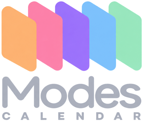 Modes Calendar